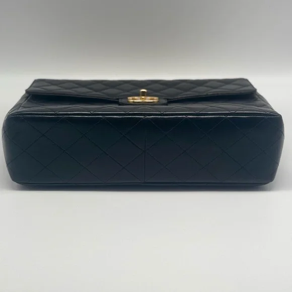 SOLD Chanel Jumbo Single Flap Shoulder Bag with Black Interior Series (96-97) - Picture 13 of 16